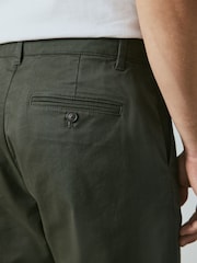 Green Relaxed Fit Cotton Rich Stretch Chinos - Image 6 of 10