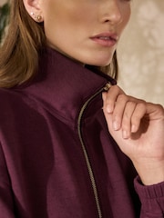 Wine N.Premium Slinky Utility Jacket - Image 6 of 9