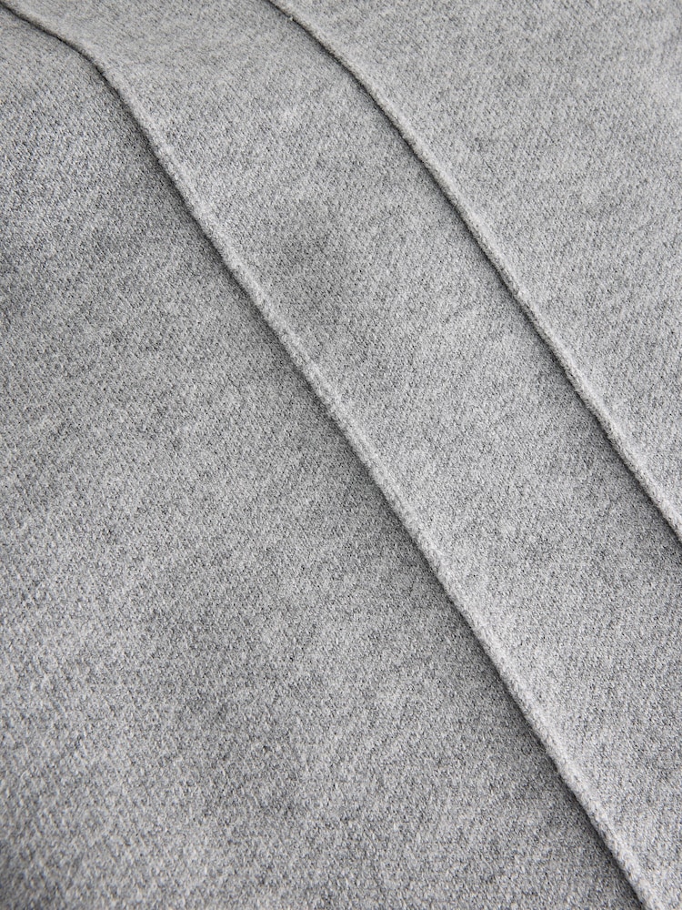 Grey Cosy Knit Look Barrel Joggers - Image 8 of 8