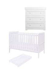 Tutti Bambini White 2 Piece Rio Nursery Furniture Set - Image 2 of 8