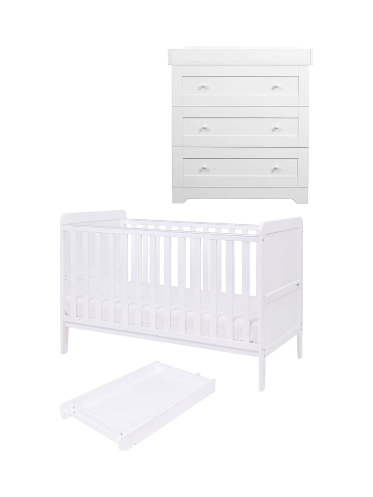 Tutti Bambini White 2 Piece Rio Nursery Furniture Set - Image 2 of 8