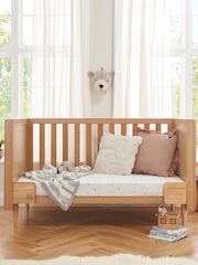 Tutti Bambini Light Oak 3 Piece Japandi Nursery Furniture Set - Image 5 of 11