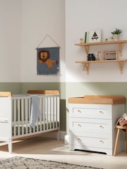 Tutti Bambini Dove Grey Oak 2 Piece Rio Nursery Furniture Set - Image 1 of 9