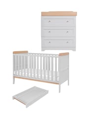 Tutti Bambini Dove Grey Oak 2 Piece Rio Nursery Furniture Set - Image 2 of 9