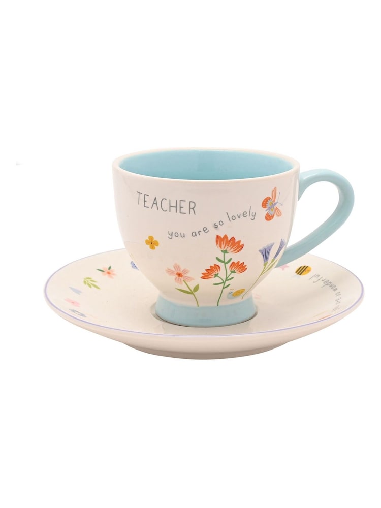Widdop Cream Cup & Saucer Teacher - Image 1 of 2