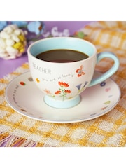 Widdop Cream Cup & Saucer Teacher - Image 2 of 2