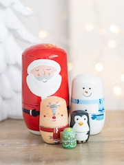 Something Different Red Christmas Stacking Ornament - Image 1 of 4