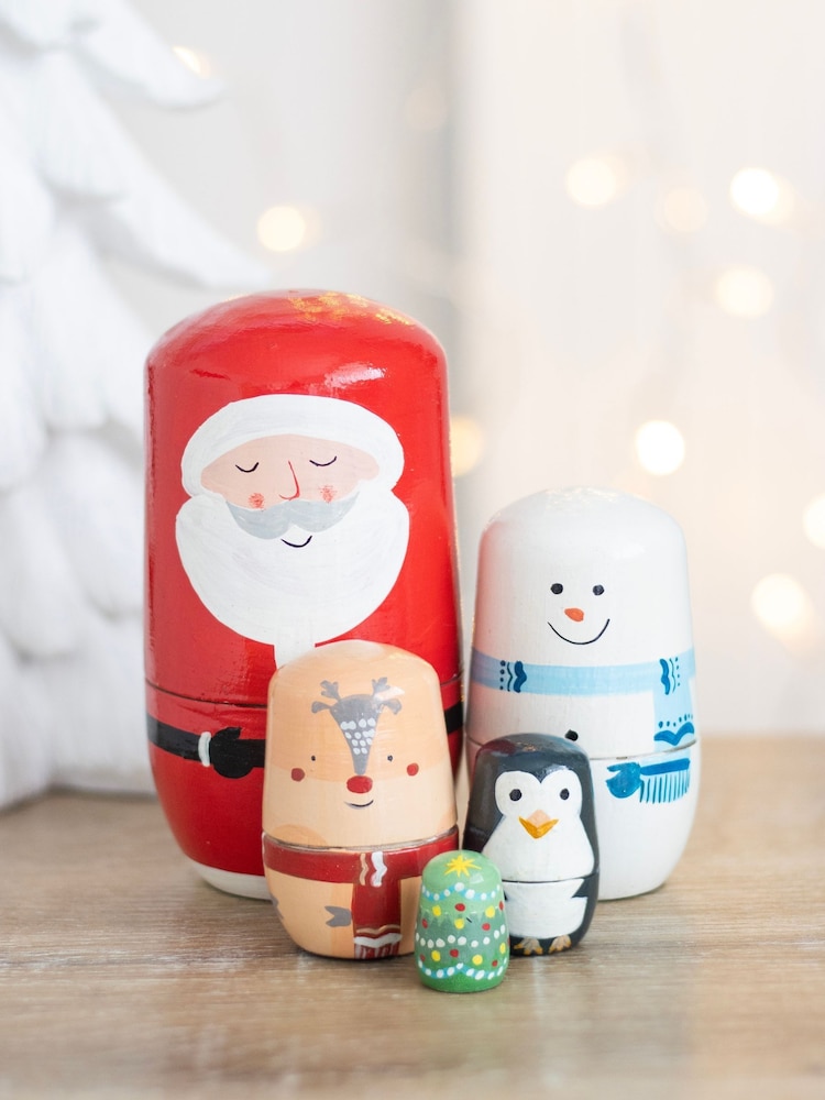 Something Different Red Christmas Stacking Ornament - Image 1 of 4