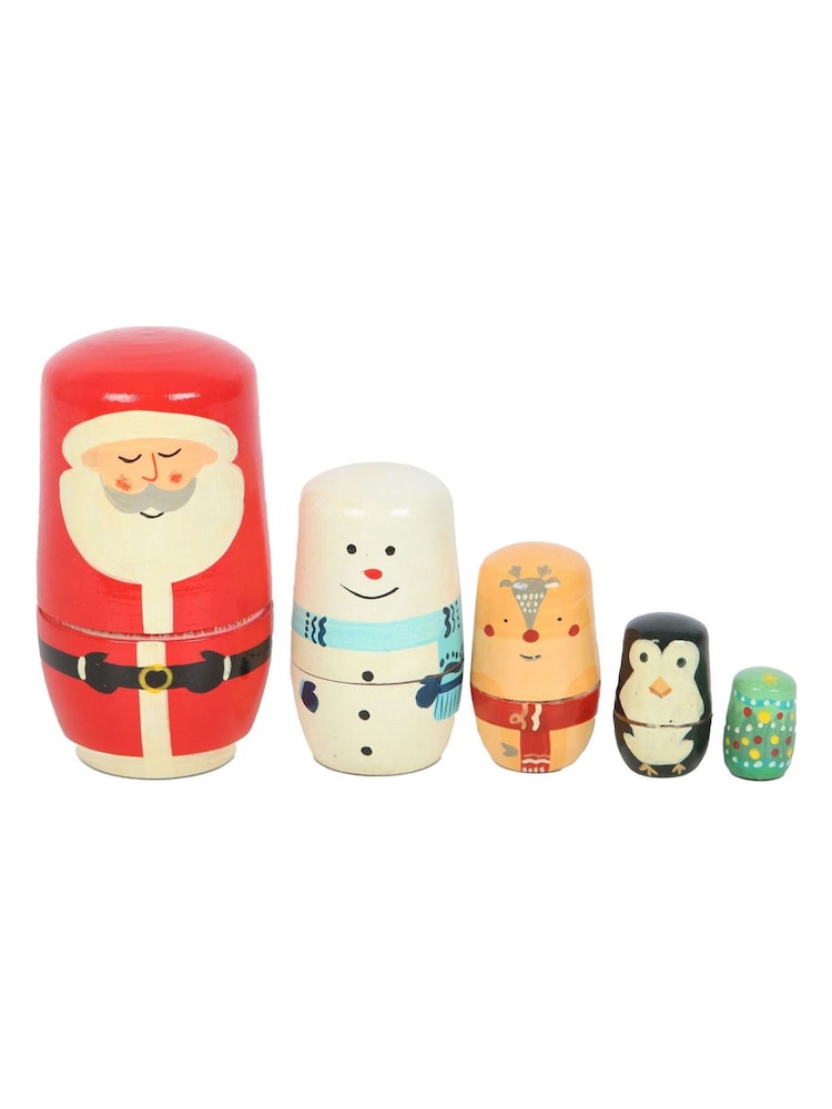 Something Different Red Christmas Stacking Ornament - Image 2 of 4