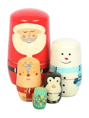 Something Different Red Christmas Stacking Ornament - Image 3 of 4