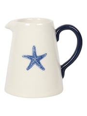 Something Different White 12cm Starfish Flower Jug - Image 1 of 2