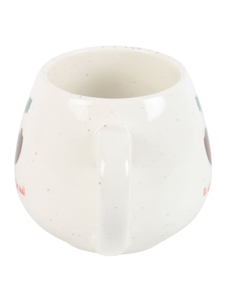 Something Different White All Good in the Pud Rounded Christmas Mug - Image 2 of 4