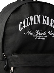 Calvin Klein Black Graphic Backpack - Image 2 of 3