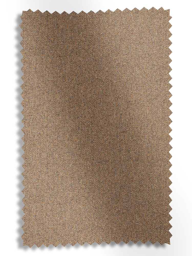 Tan Brown Herringbone Made to Measure Roman Blinds - Image 7 of 7 Tan Brown Herringbone Made to Measure Roman Blinds - Image 7 of 7