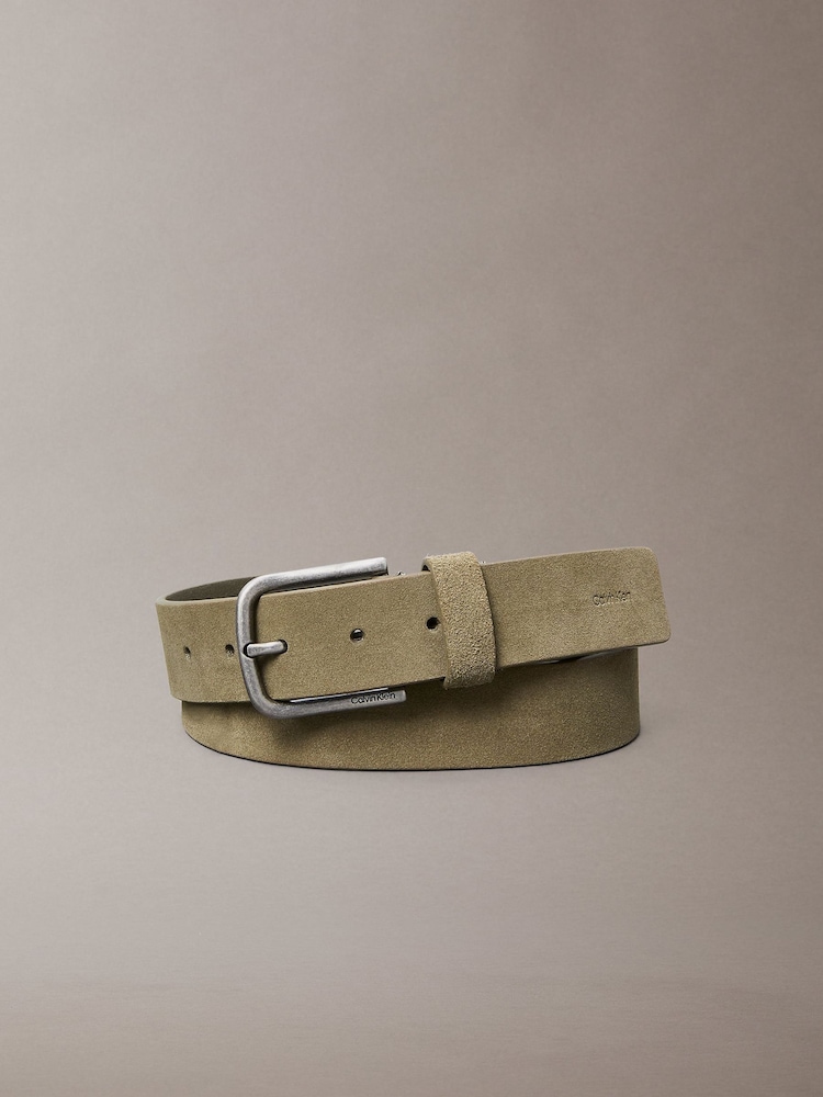 Calvin Klein Brown Woven Metal Buckle Belt - Image 1 of 1