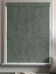 Green Mohair Made to Measure Roman Blinds - Image 5 of 6