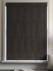 Chocolate Brown Boucle Made to Measure Roman Blinds - Image 5 of 6