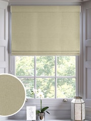 Moss Green Tabby Made to Measure Roman Blinds - Image 1 of 6