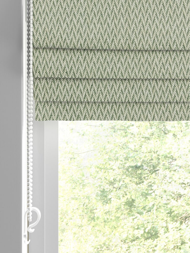 Sage Green Pablo Made to Measure Roman Blinds - Image 2 of 6