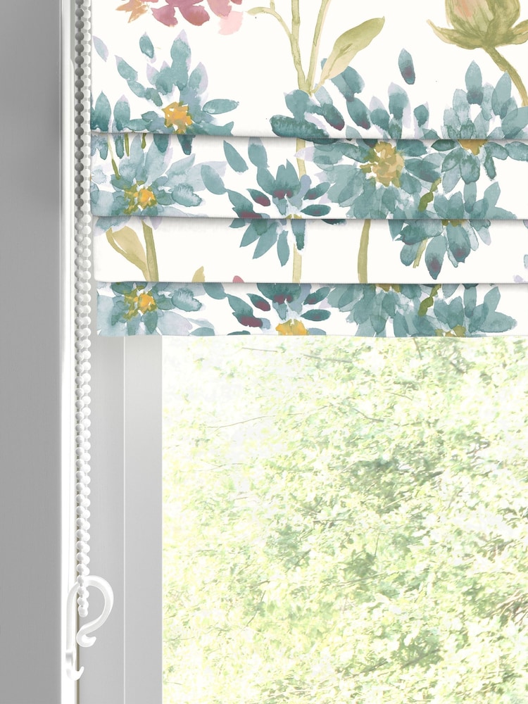 Multi Peony Odilon Made to Measure Roman Blinds - Image 2 of 6