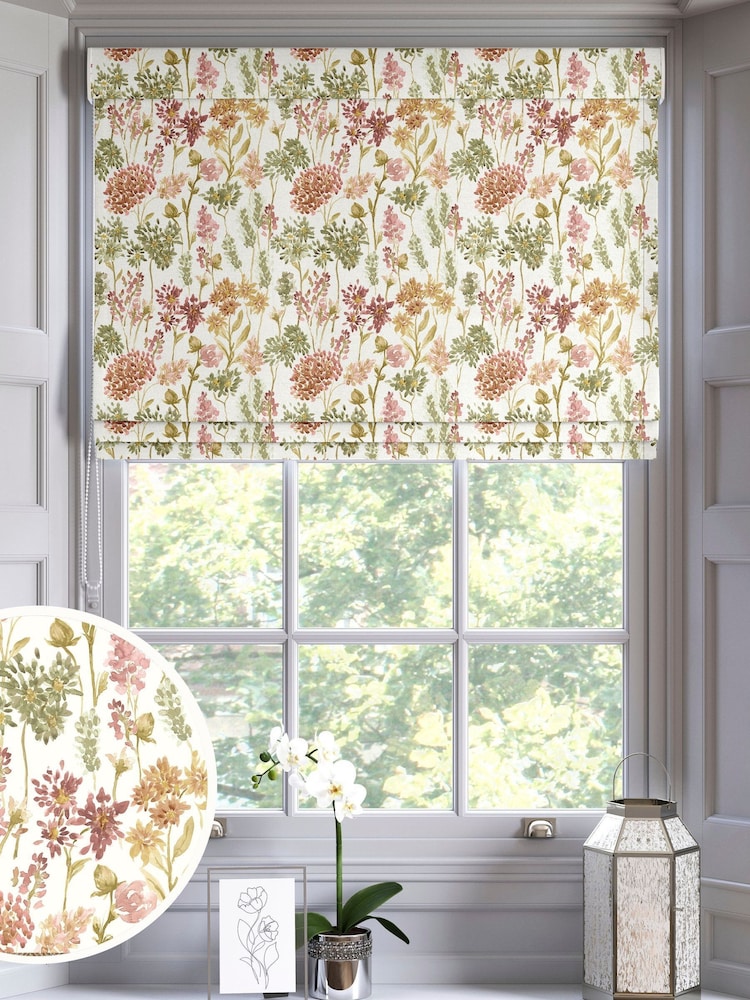 Multi Sienna Odilon Made to Measure Roman Blinds - Image 1 of 6