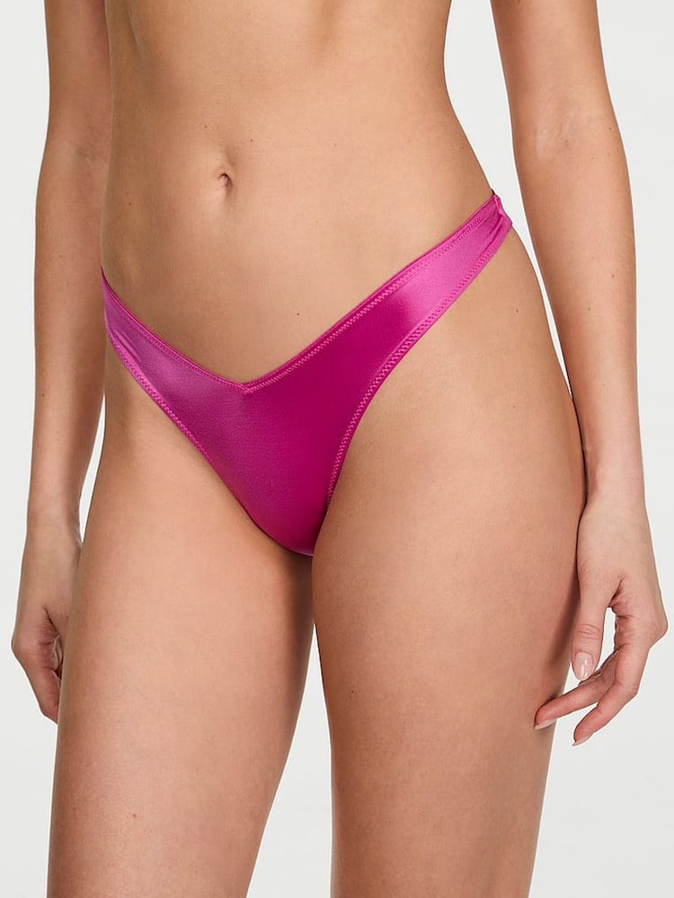 Victoria's Secret Pink Fire Thong Knickers - Image 1 of 2 Victoria's Secret Pink Fire Thong Knickers - Image 1 of 2