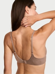 Victoria's Secret Coffee Brown Snake Lightly Lined Demi Flexfactor Bra - Image 2 of 2