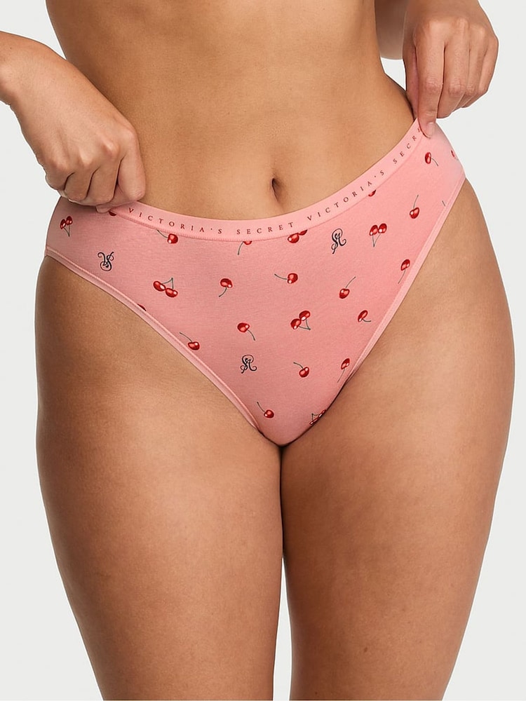 Victoria's Secret Pink Cherries Brief Knickers - Image 1 of 2 Victoria's Secret Pink Cherries Brief Knickers - Image 1 of 2