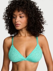 Victoria's Secret Scuba Green Lace Triangle Bralette - Image 1 of 2