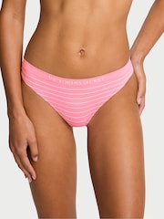Victoria's Secret Pink Pinstripes Thong Knickers - Image 1 of 2