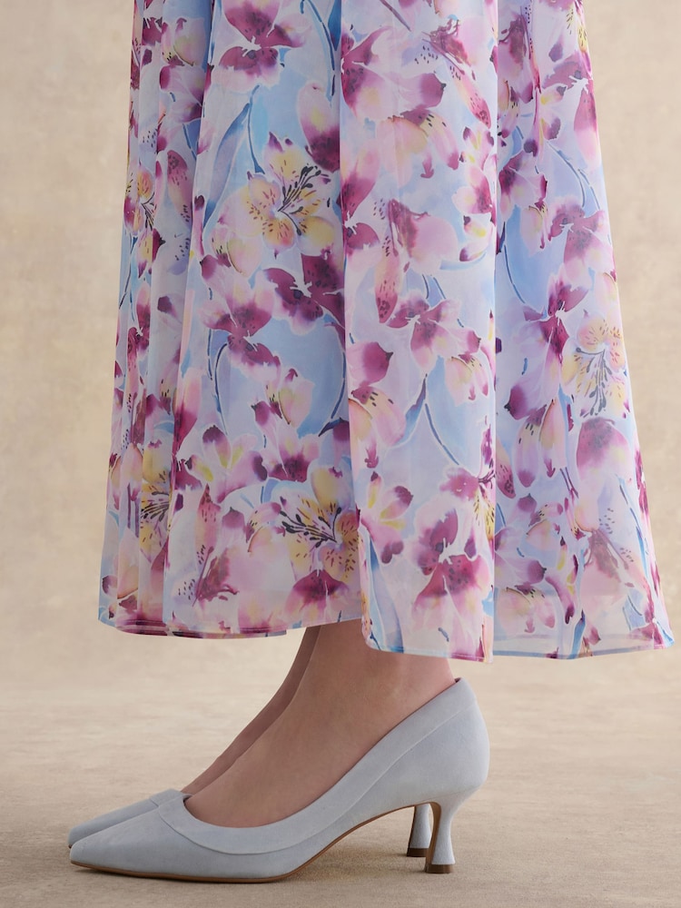 Hobbs Blue Faye Court Shoe - Image 1 of 4 Hobbs Blue Faye Court Shoe - Image 1 of 4