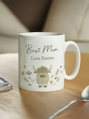 Personalised Highland Cow Mug by PMC - Image 2 of 3