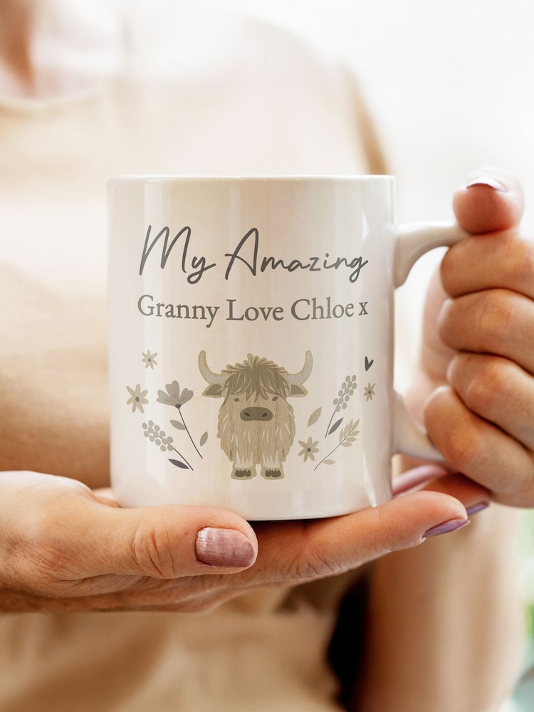Personalised Highland Cow Mug by PMC - Image 3 of 3