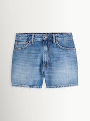 Nudie Jeans Blue Maeve Denim Shorts - Image 1 of 1