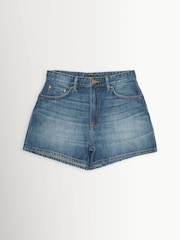 Nudie Jeans Blue Maeve Denim Shorts - Image 7 of 10