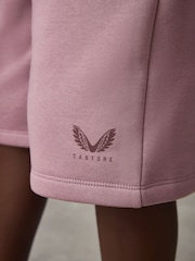 Earthy Pink - Castore Oversized Hoodie and Shorts Set - Immagine 6 di 12