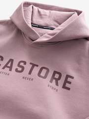 Earthy Pink - Castore Oversized Hoodie and Shorts Set - Immagine 9 di 12