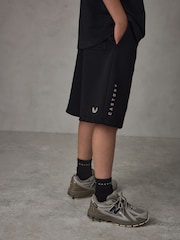 Castore Black Oversized Top and Shorts Set - Image 2 of 13