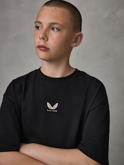 Castore Black Oversized Top and Shorts Set - Image 5 of 13
