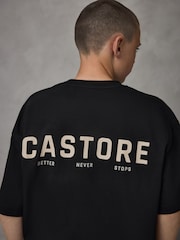Castore Black Oversized Top and Shorts Set - Image 6 of 13