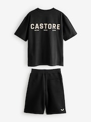 Castore Black Oversized Top and Shorts Set - Image 8 of 13