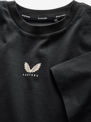 Castore Black Oversized Top and Shorts Set - Image 9 of 13
