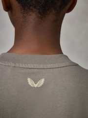 Blauw/Wit/Bruin - Castore Oversized Short Sleeve Logo Cotton T-Shirts 3 Pack - Afbeelding 11 van 20