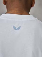 Blauw/Wit/Bruin - Castore Oversized Short Sleeve Logo Cotton T-Shirts 3 Pack - Afbeelding 12 van 20