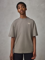 Blauw/Wit/Bruin - Castore Oversized Short Sleeve Logo Cotton T-Shirts 3 Pack - Afbeelding 5 van 20