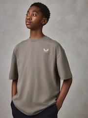 Blauw/Wit/Bruin - Castore Oversized Short Sleeve Logo Cotton T-Shirts 3 Pack - Afbeelding 6 van 20