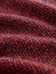 Red Signature Twisted Lambswool Stag Logo Crew Neck Jumper - Image 3 of 3
