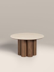 Cult Furniture Natural Noelle Round Coffee Table - Image 3 of 5