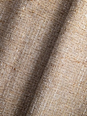 Cult Furniture Latte & Walnut Effect Halston Fabric Bench - Image 8 of 8