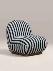 Cult Furniture Striped Erin Striped Fabric Armchair - Image 2 of 6